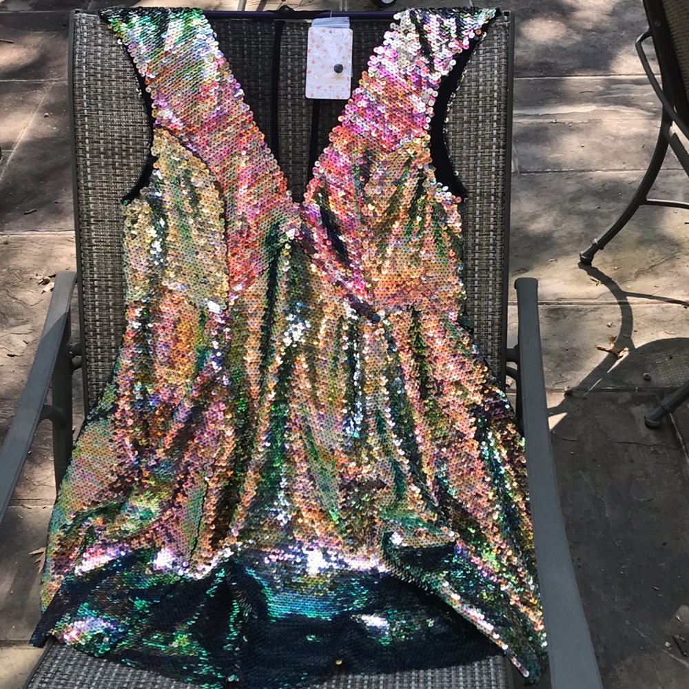 🌵NWT🌵Free People Dance ‘Til Dawn Mermaid Dress - Picture 8 of 14
